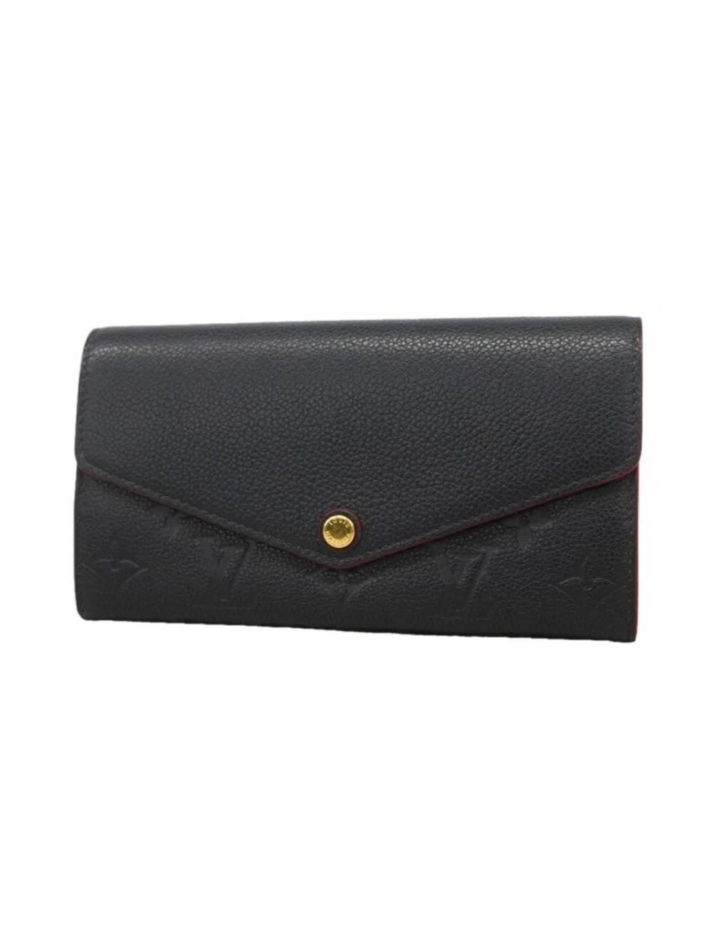 Louis Vuitton Wallet Monogram Empreinte Portefeuille Sarah Marine Rouge